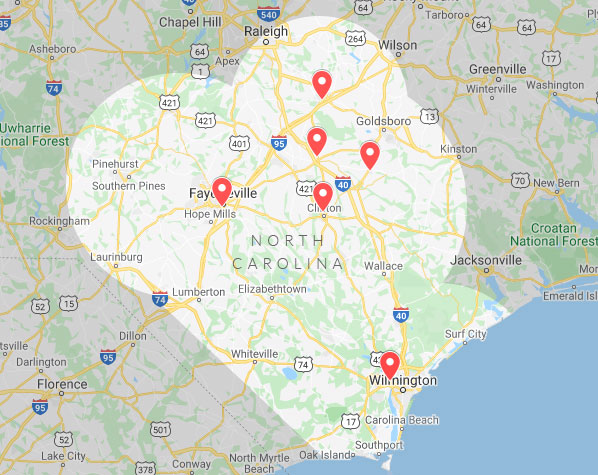 service area map